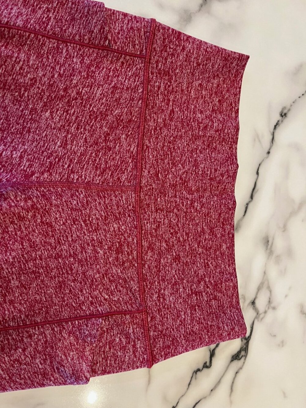 Athleta Salutation Stash Pocket II Leggings Heather Red High Rise - Size Small - Picture 5 of 12
